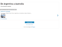 Tablet Screenshot of deargentinaaaustralia.blogspot.com