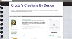 Desktop Screenshot of crystalcreationsbydesign.blogspot.com