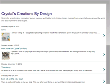 Tablet Screenshot of crystalcreationsbydesign.blogspot.com