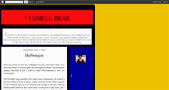 Desktop Screenshot of bearsmell.blogspot.com