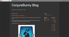 Desktop Screenshot of conjurebunny.blogspot.com