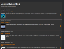 Tablet Screenshot of conjurebunny.blogspot.com