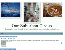 Tablet Screenshot of oursuburbancircus.blogspot.com