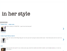 Tablet Screenshot of in-her-style.blogspot.com