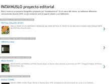 Tablet Screenshot of pataymusloproyectoeditorial.blogspot.com