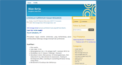 Desktop Screenshot of iklankerja-web.blogspot.com