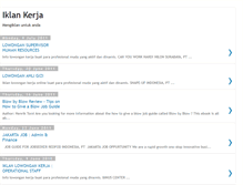 Tablet Screenshot of iklankerja-web.blogspot.com