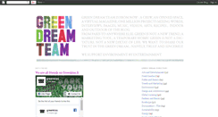 Desktop Screenshot of greendreamteam.blogspot.com