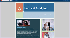 Desktop Screenshot of barncatfund.blogspot.com