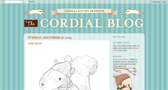 Desktop Screenshot of cordialkitten.blogspot.com