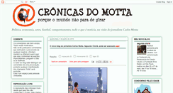 Desktop Screenshot of cronicasdomotta.blogspot.com