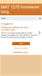 Mobile Screenshot of mat1275.blogspot.com