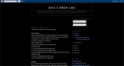 Desktop Screenshot of ericsbrewlog.blogspot.com