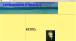 Desktop Screenshot of melina2811.blogspot.com