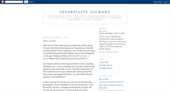 Desktop Screenshot of infertilityjourney.blogspot.com