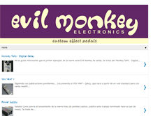 Tablet Screenshot of evilmonkeyelec.blogspot.com