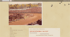 Desktop Screenshot of letsgototheraces.blogspot.com