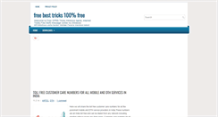Desktop Screenshot of freebesttricks.blogspot.com