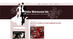 Desktop Screenshot of matrimonial-sites-india.blogspot.com