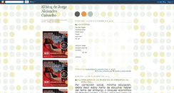 Desktop Screenshot of elblogdejorgealejandro.blogspot.com