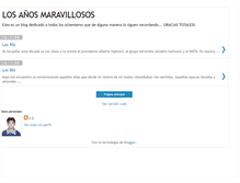 Tablet Screenshot of losanosmaravillosos.blogspot.com