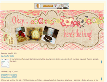 Tablet Screenshot of okayhereisthething.blogspot.com