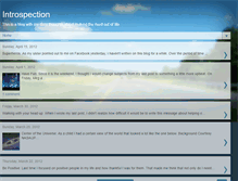 Tablet Screenshot of myintrospection1.blogspot.com