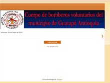 Tablet Screenshot of bomberosguatape.blogspot.com