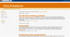 Desktop Screenshot of forofreelance.blogspot.com