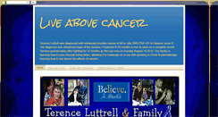 Desktop Screenshot of liveabovecancer-terence.blogspot.com