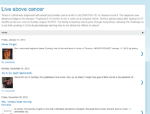 Tablet Screenshot of liveabovecancer-terence.blogspot.com