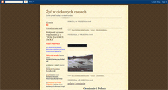 Desktop Screenshot of httpwwwzycwciekawychczasach.blogspot.com