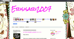 Desktop Screenshot of erisisari2007.blogspot.com