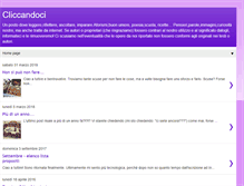 Tablet Screenshot of cliccandoci.blogspot.com