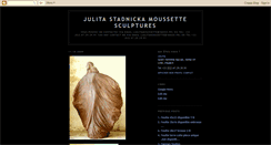 Desktop Screenshot of julita-moussette-sculptures.blogspot.com