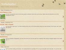 Tablet Screenshot of nutbudquilter.blogspot.com