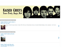 Tablet Screenshot of kaiser-chiefs-tour.blogspot.com