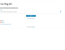 Tablet Screenshot of choco-ting-zi.blogspot.com