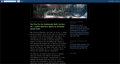 Desktop Screenshot of mysterythrillerbookreview.blogspot.com