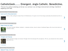 Tablet Screenshot of catholicgeek.blogspot.com