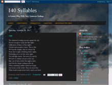 Tablet Screenshot of 140syllables.blogspot.com
