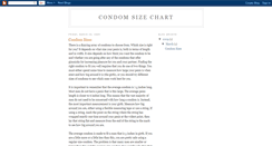 Desktop Screenshot of condomsizes.blogspot.com