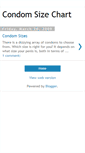 Mobile Screenshot of condomsizes.blogspot.com