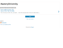 Tablet Screenshot of masteryuniversity.blogspot.com