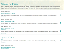 Tablet Screenshot of jainism-for-dalits.blogspot.com