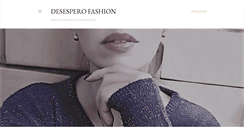 Desktop Screenshot of desesperofashion.blogspot.com