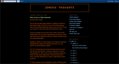 Desktop Screenshot of jenesismagazine.blogspot.com