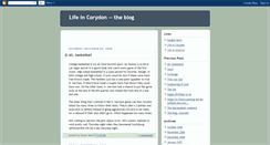 Desktop Screenshot of lifeincorydon.blogspot.com