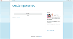 Desktop Screenshot of oextemporaneo.blogspot.com