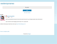 Tablet Screenshot of oextemporaneo.blogspot.com
